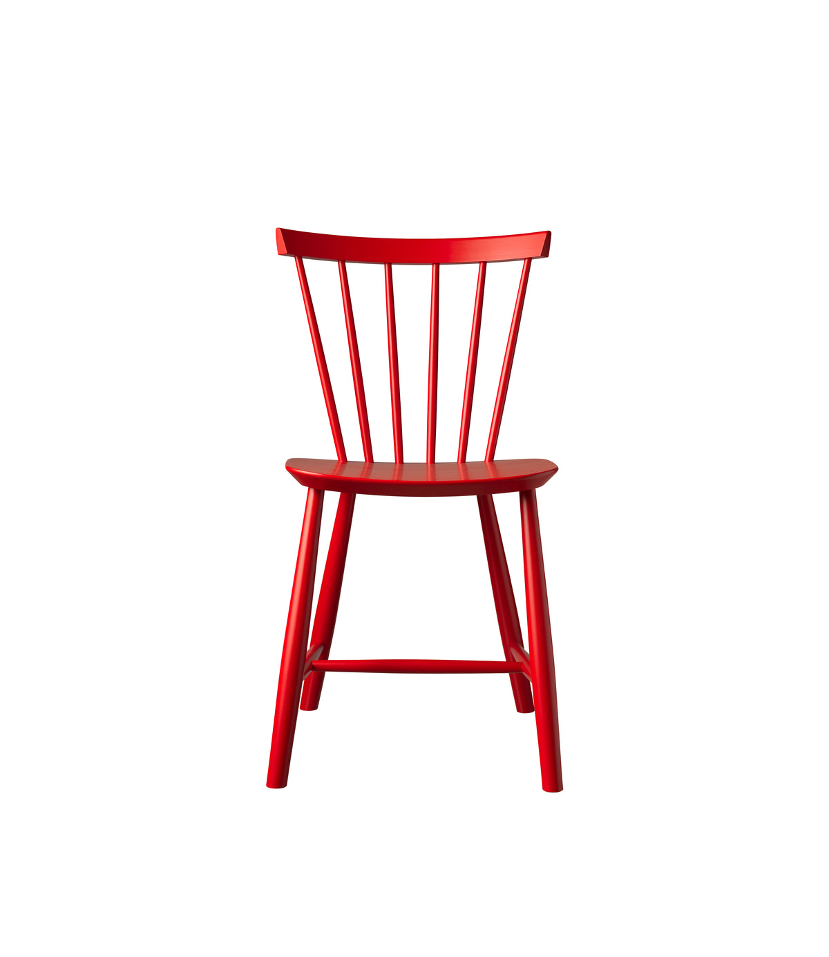 J46 - Stol - 2 stk - Bøg - Mailbox Red