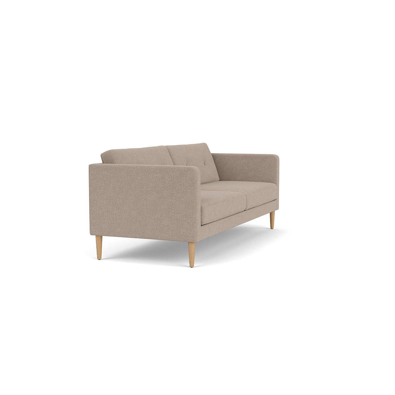 L42 Firhøj - 2,5 pers. sofa - Eg - Beige (61)