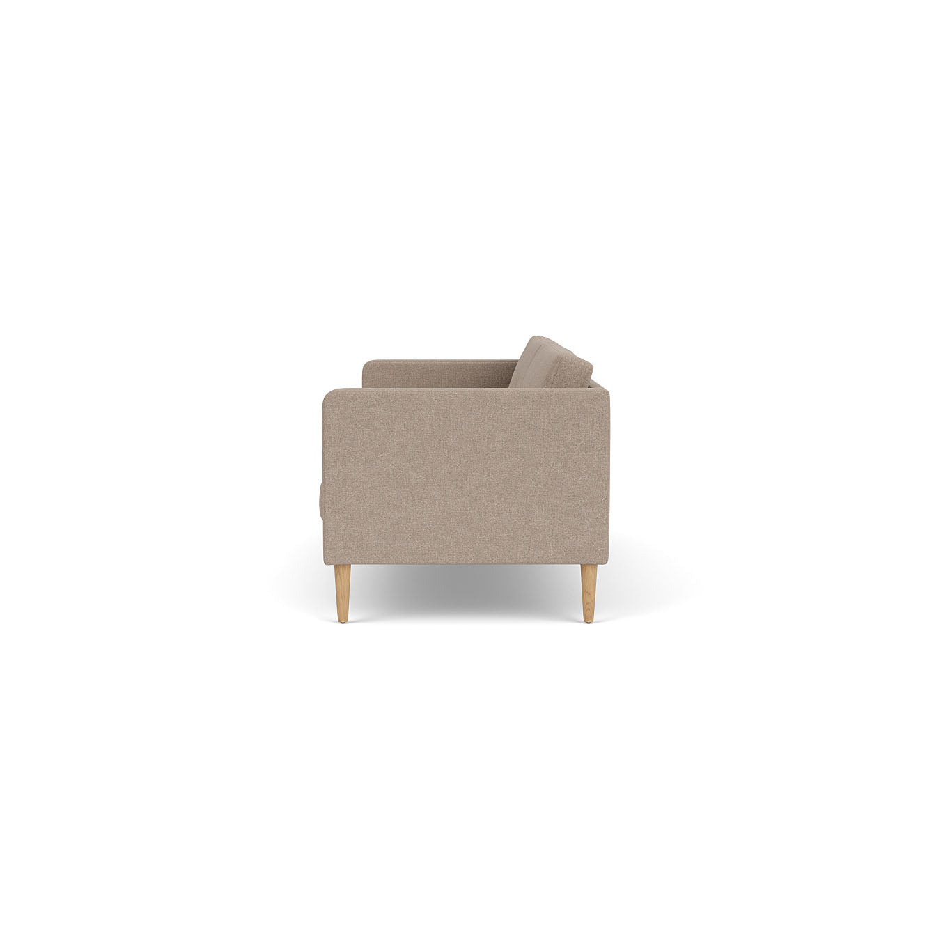 L42 Firhøj - 2,5 pers. sofa - Eg - Beige (61)