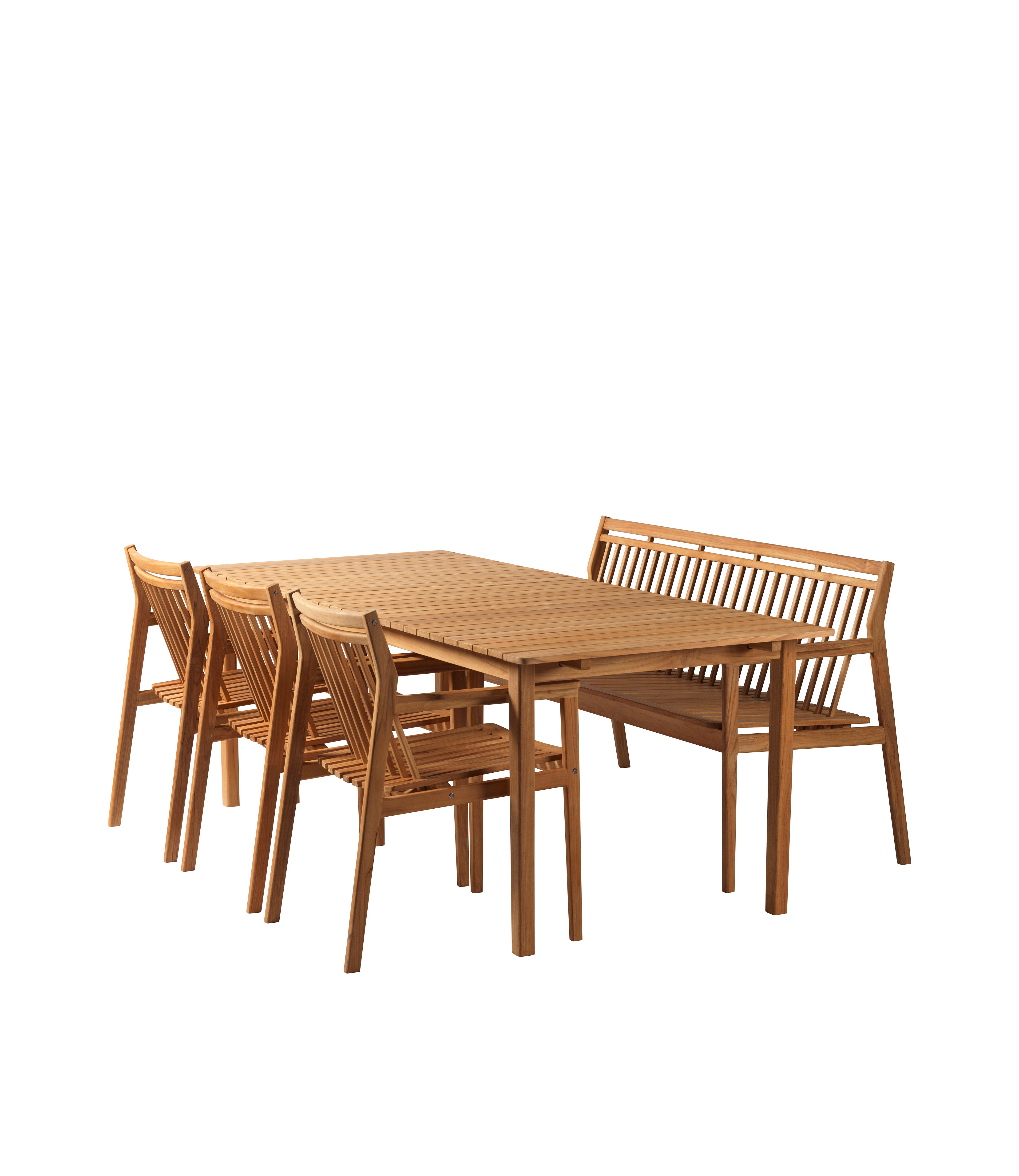 Sammen - Havesæt med bænk m. ryg