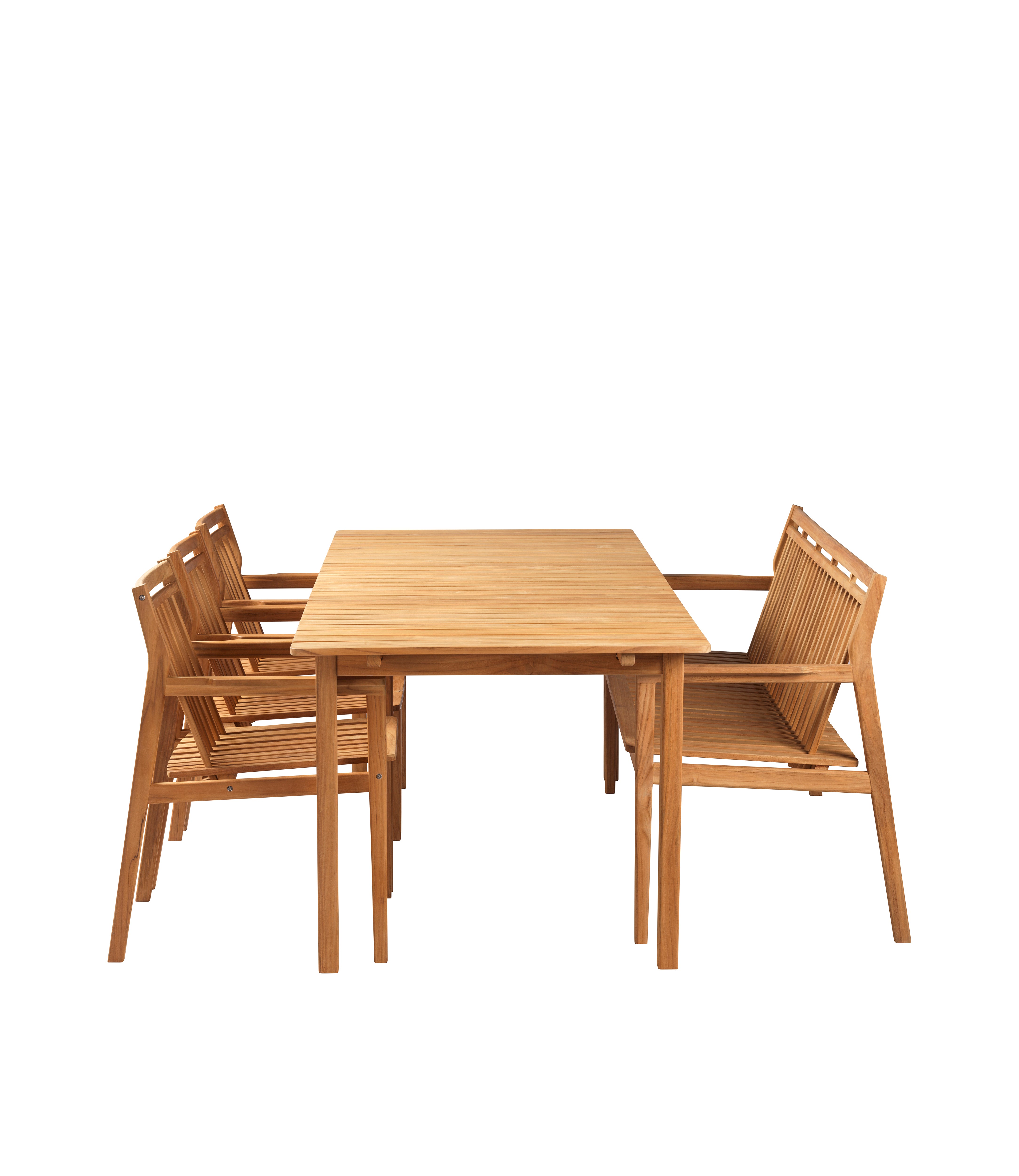 Sammen - Havesæt med bænk m. ryg