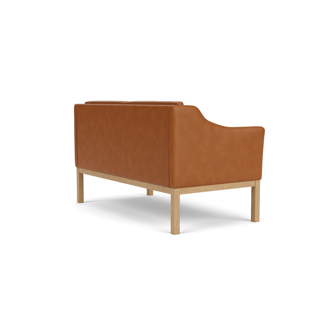 L45 - MK154 Mogens Koch - 2 pers. sofa - Cognac