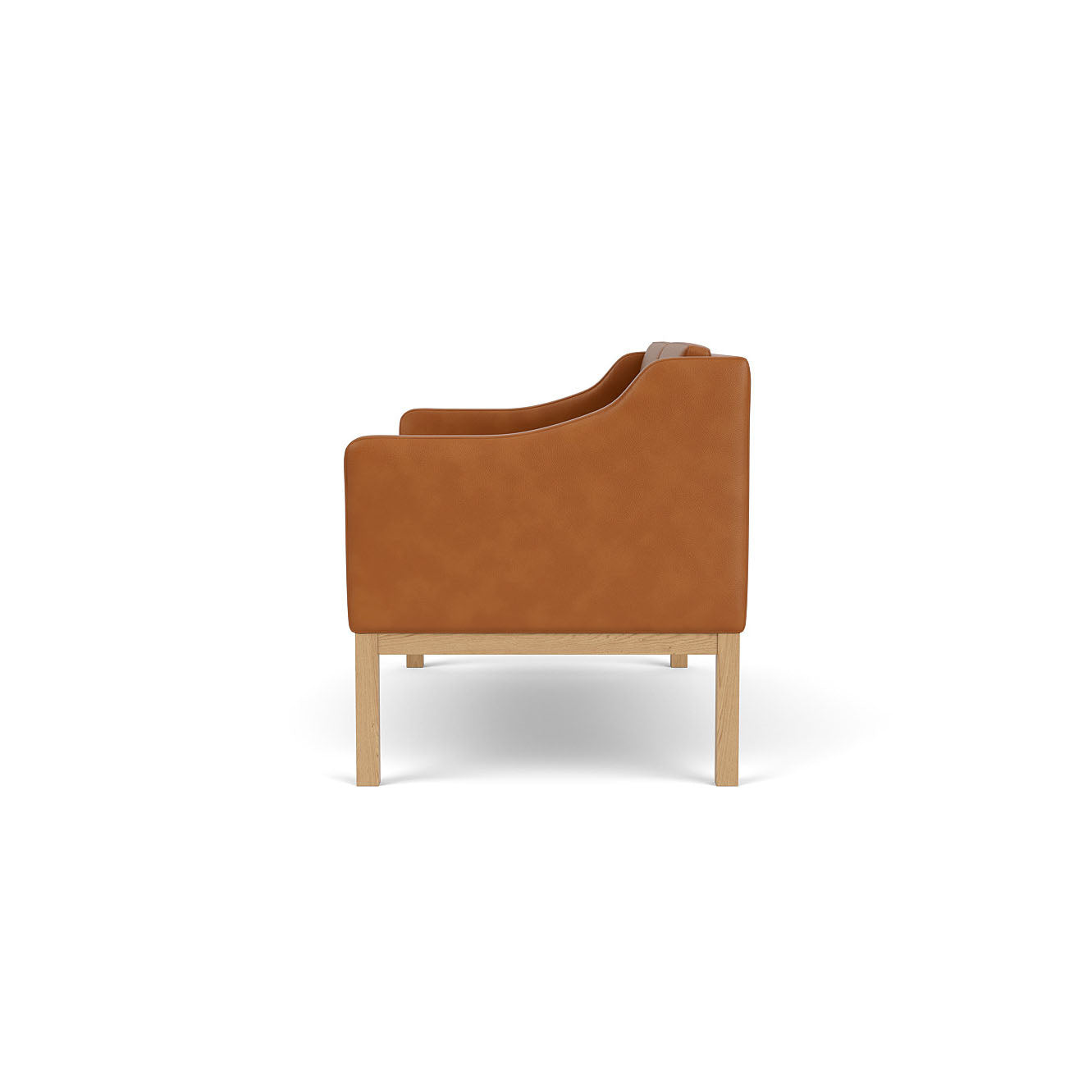 L45 - MK154 Mogens Koch - 2 pers. sofa - Cognac