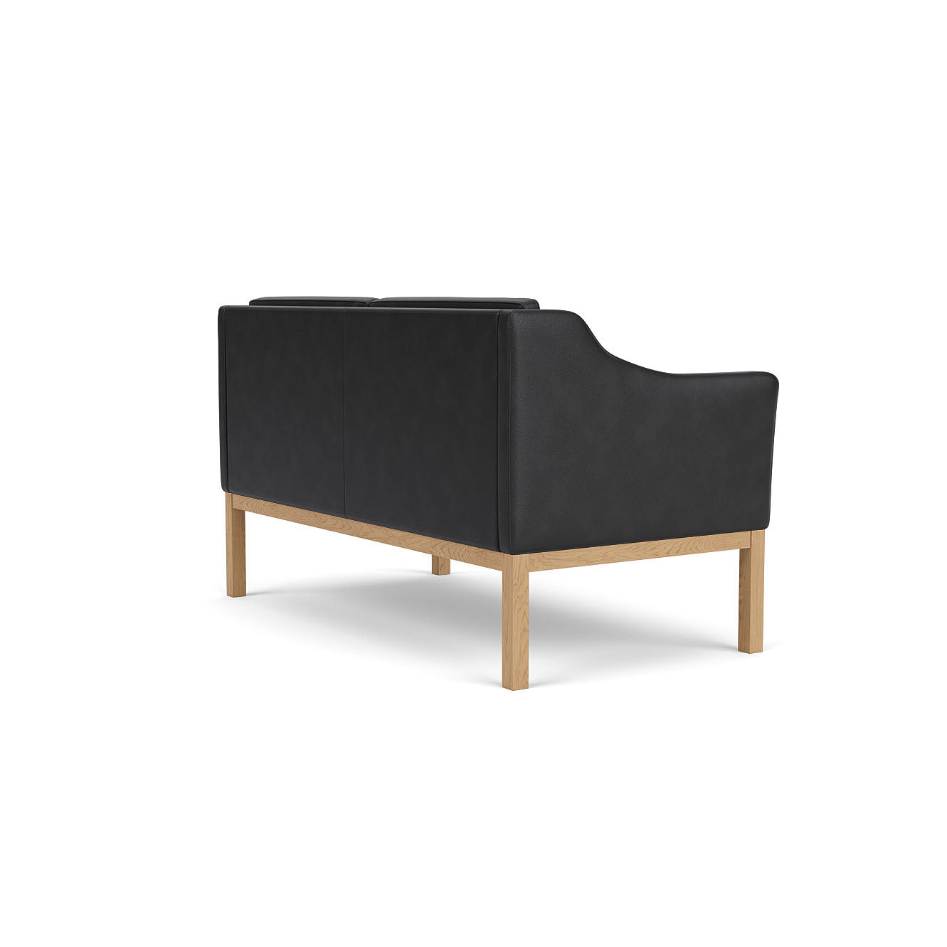 L45 - MK154 Mogens Koch - 2 pers. sofa - Black