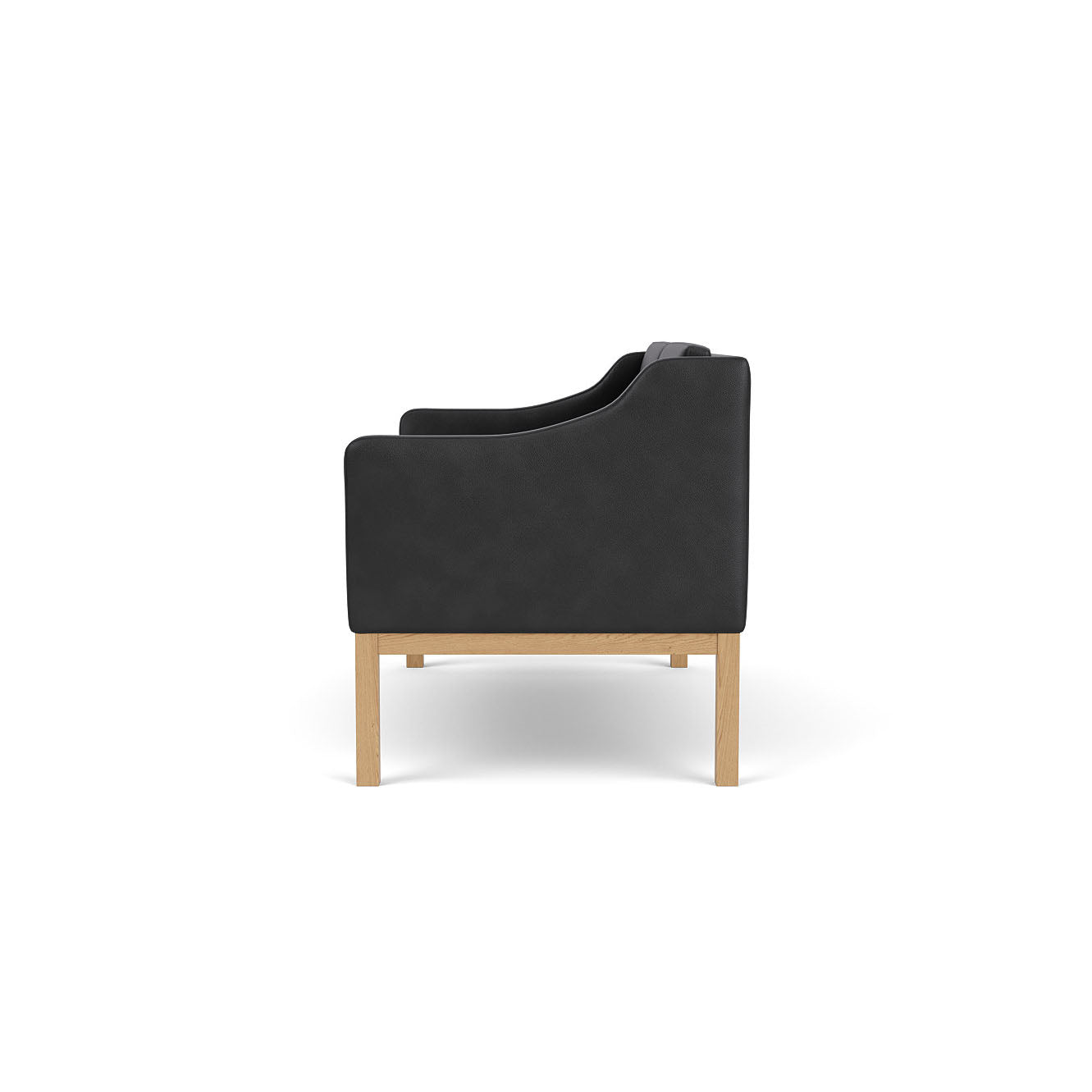 L45 - MK154 Mogens Koch - 2 pers. sofa - Black