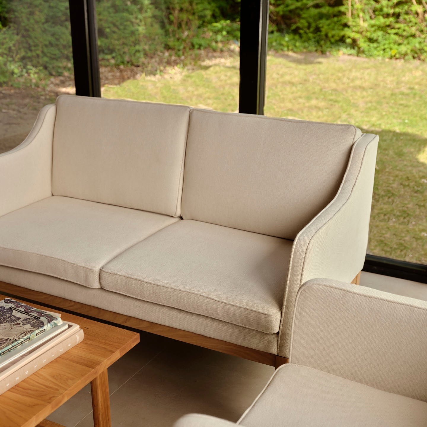 L45 - MK154 Mogens Koch - 2 pers. sofa - Beige