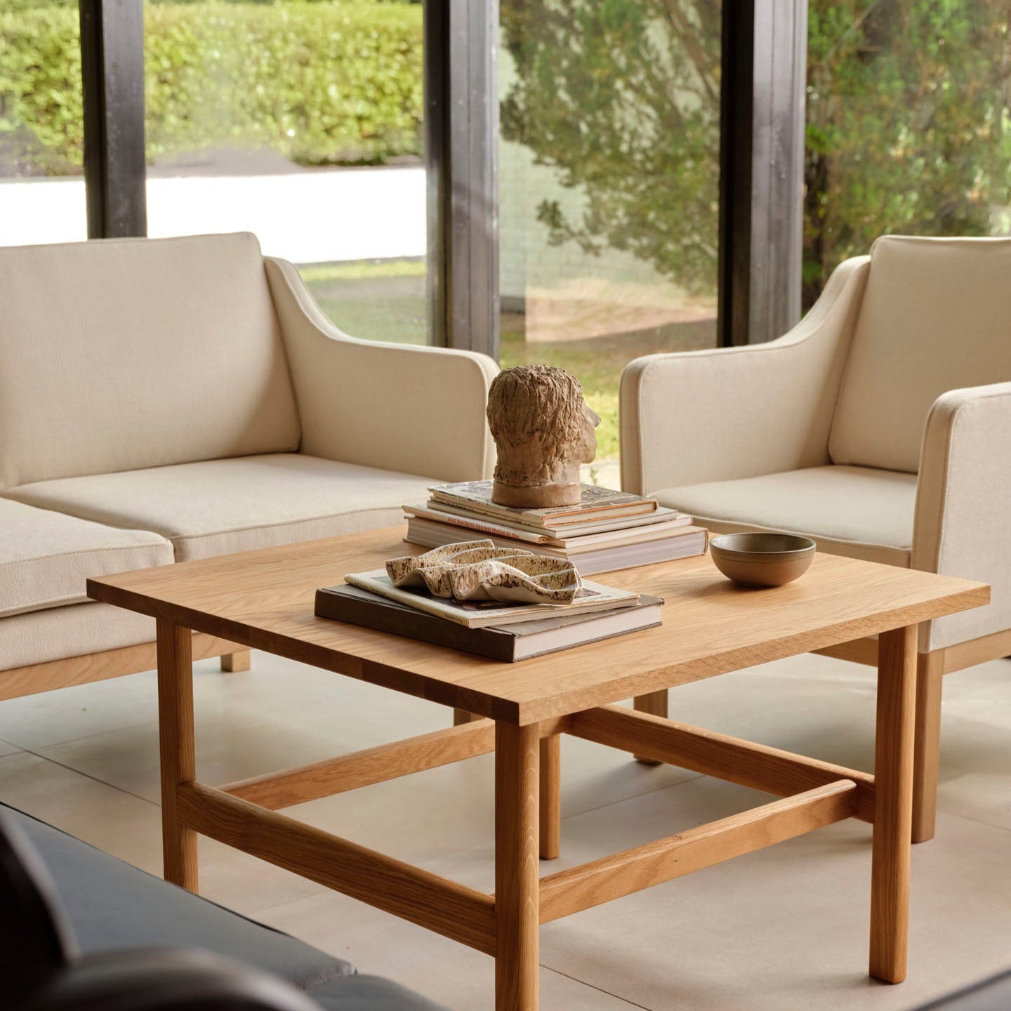 L45 - MK154 Mogens Koch - 2 pers. sofa - Beige
