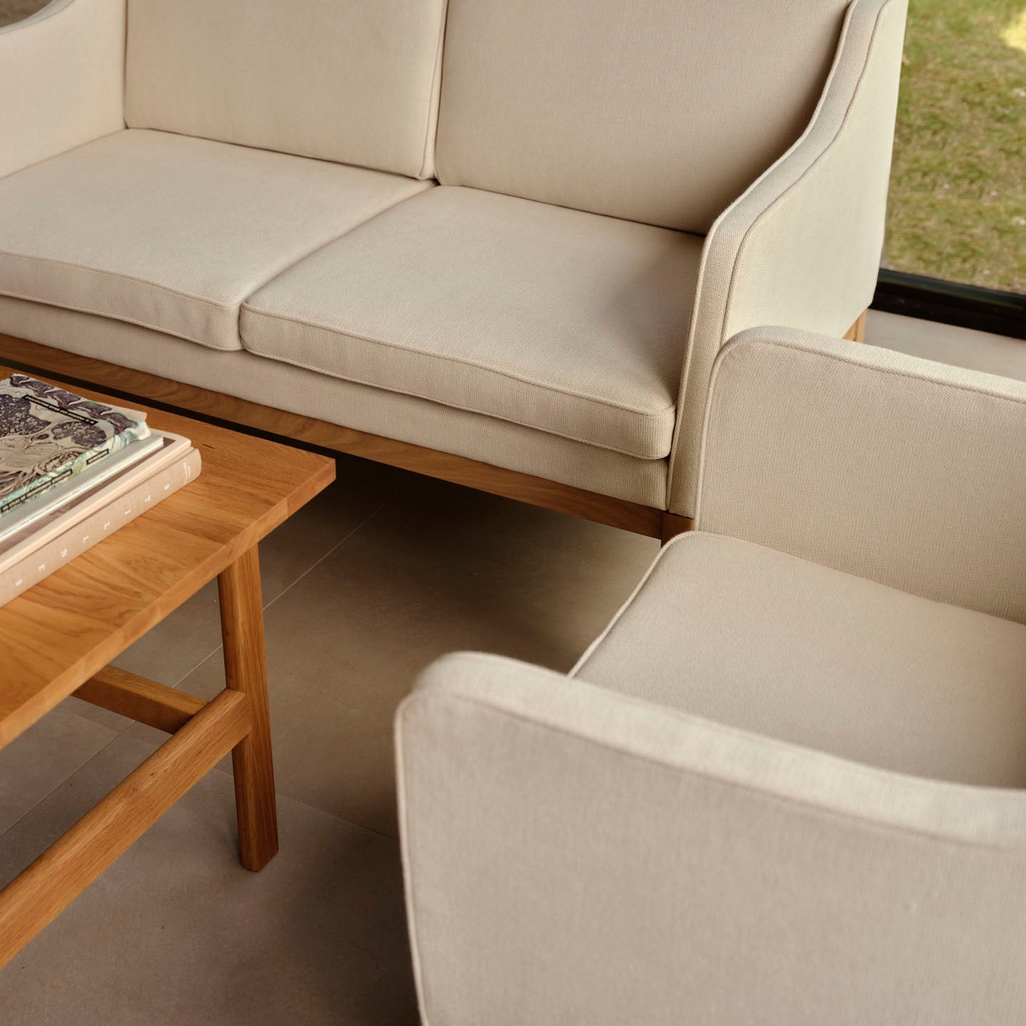 L46 - MK155 Mogens Koch - Lænestol - Beige