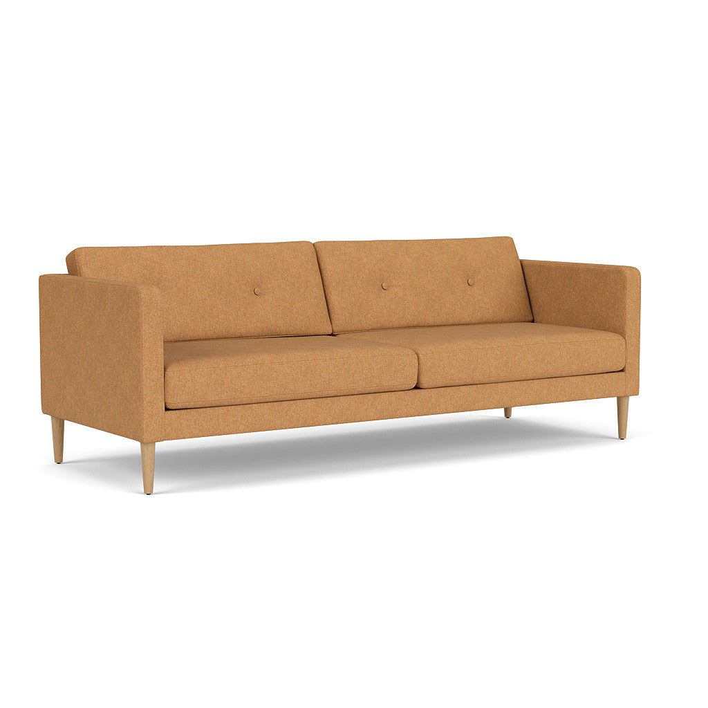 L42 Firhøj - 3 pers. sofa - Eg - Orange-Melange