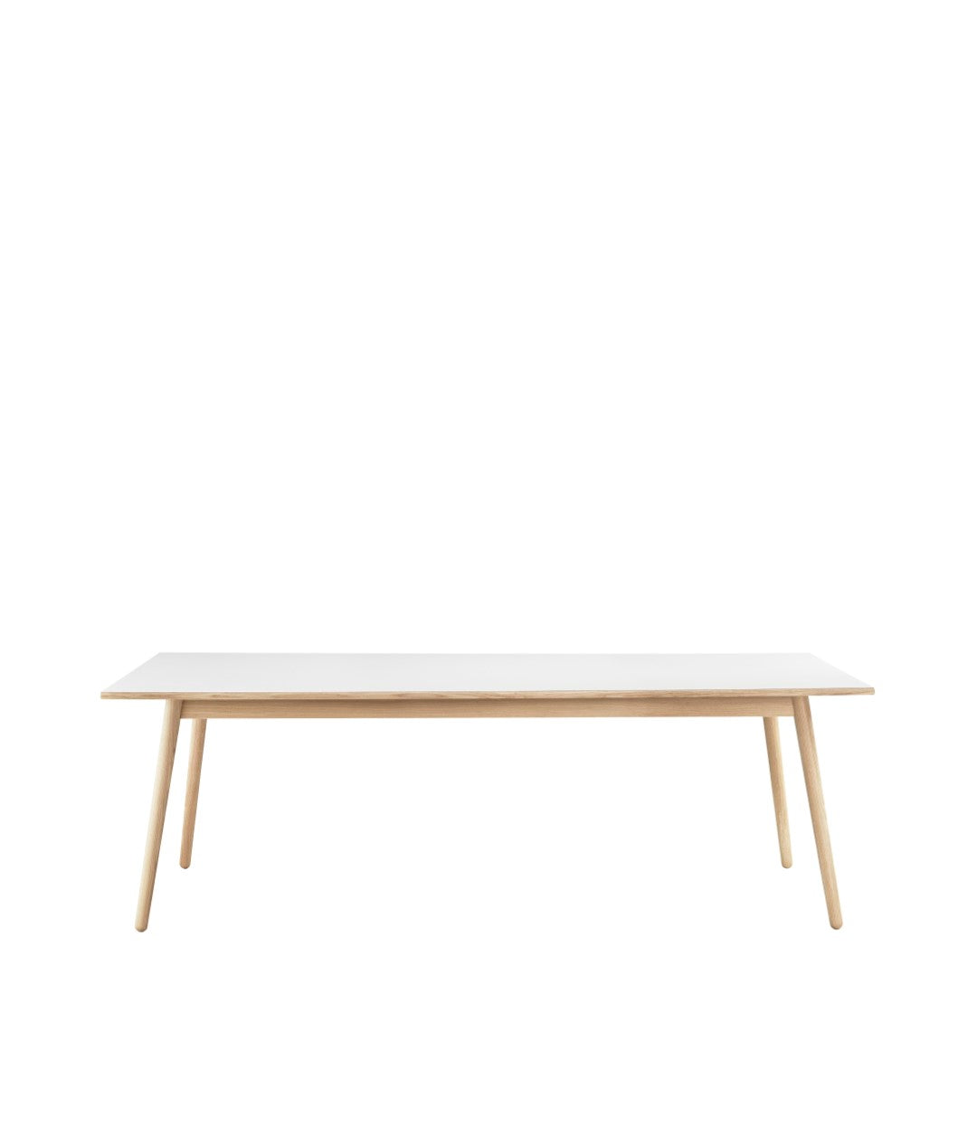 C35C Spisebord i Eg Linoleum Mushroom af Poul M. Volther