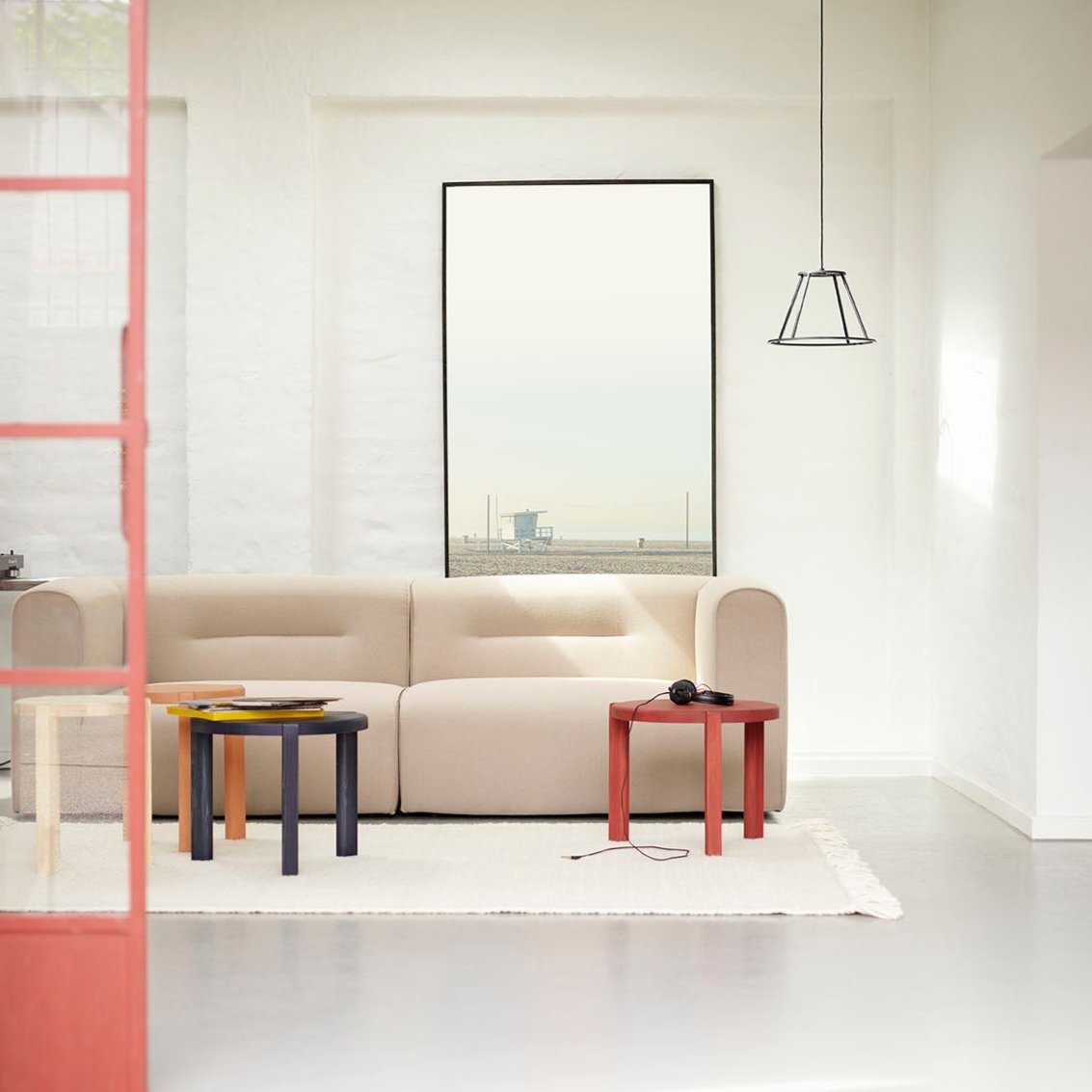 D108 Ragnesminde Sofabord Fyr af Katrine Sander - Miljøbillede