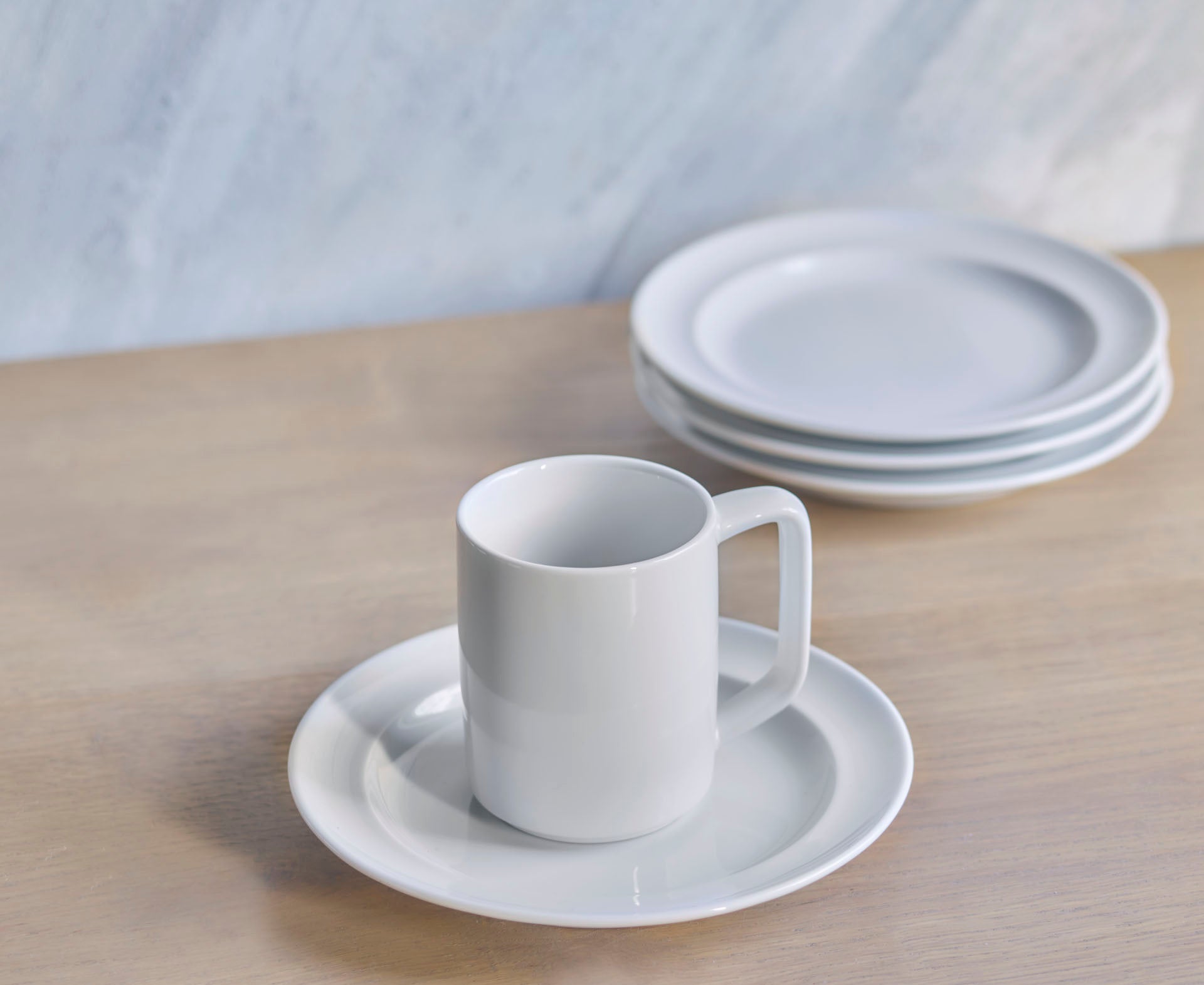 V44 Hvidpot - Tallerken - Ø:18,5 cm - 4 stk.