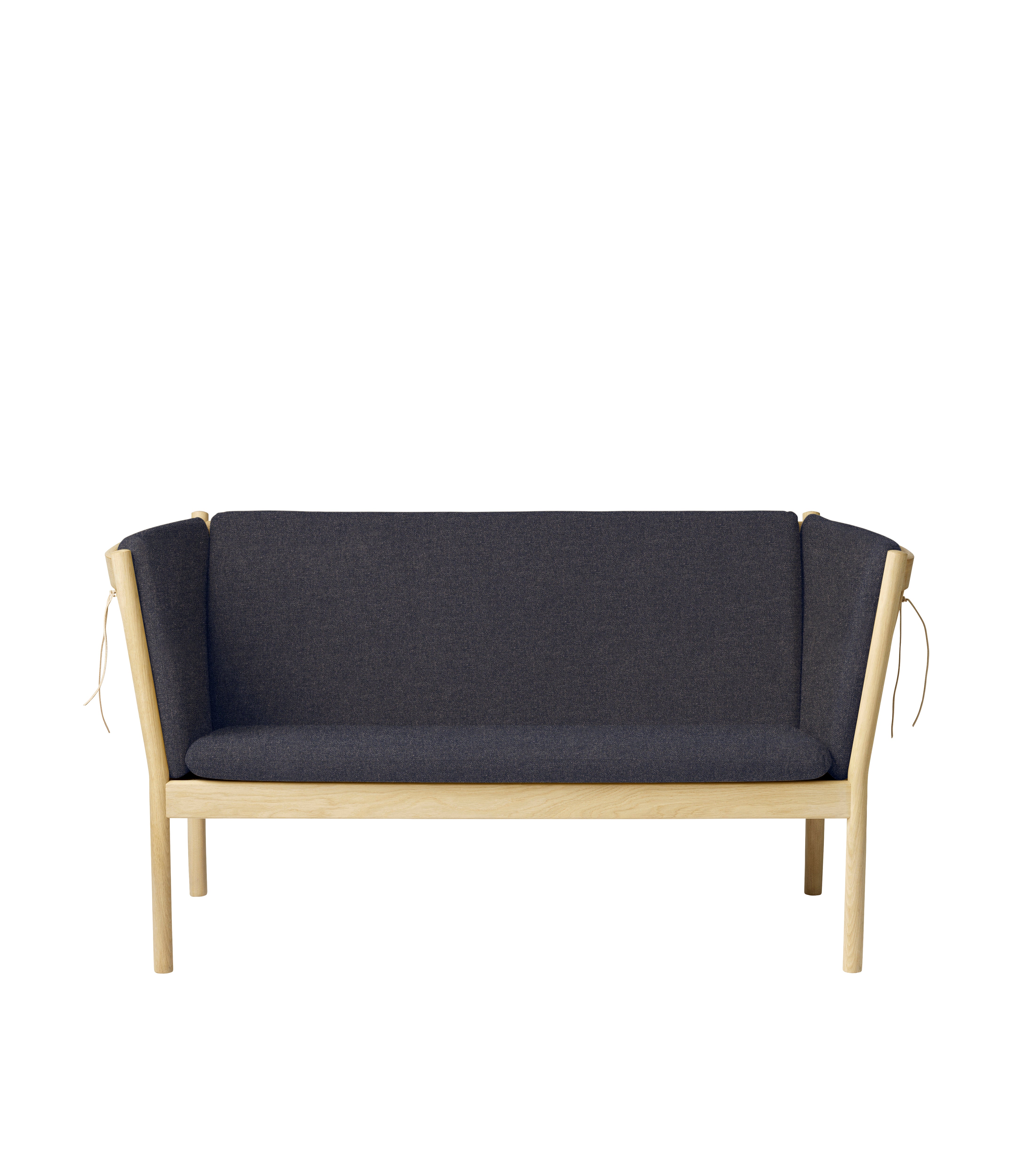 J148 2 pers. sofa i Eg Dark Grey af Erik Ole Jørgensen