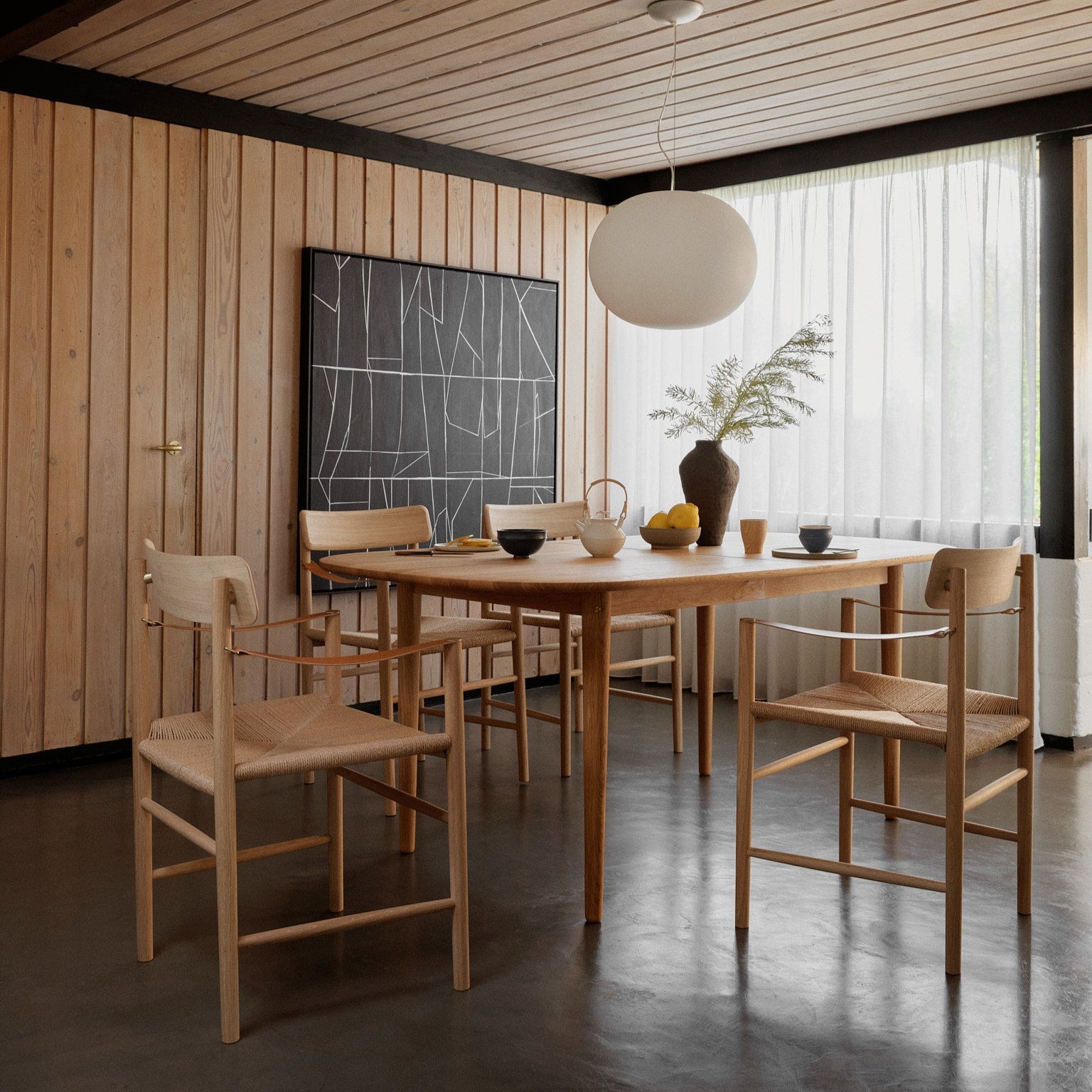 J186 Hesbjerg Stol i Eg Olieret af Unit10