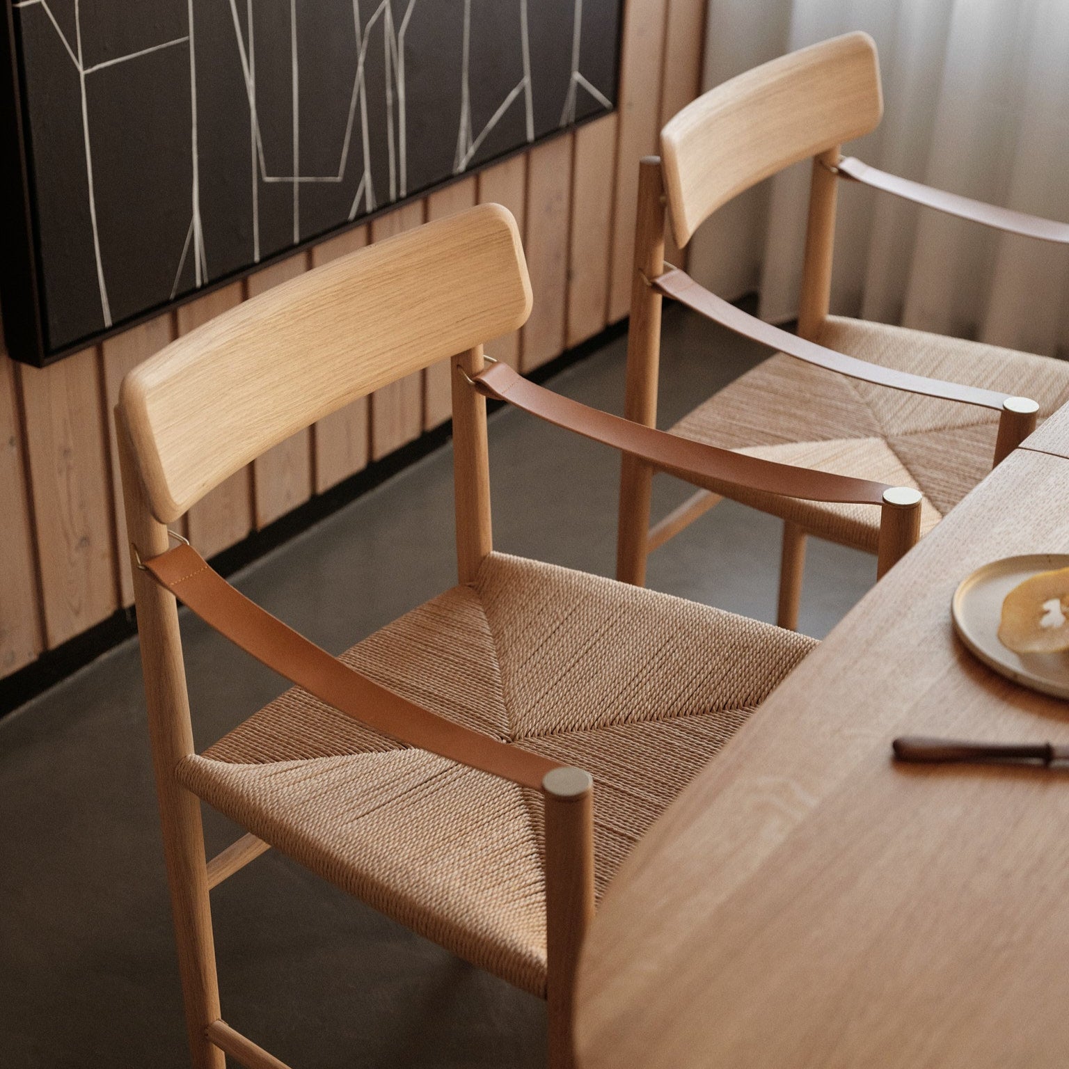 J186 Hesbjerg Stol i Eg Olieret af Unit10