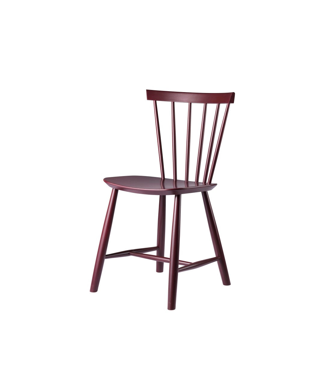 J46 Stol i Bøg Black Red af Poul M. Volther