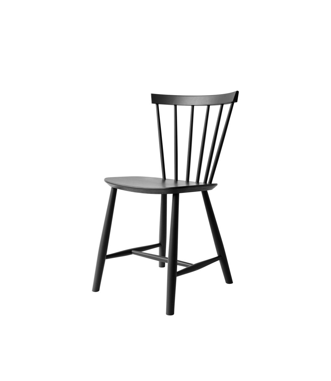 J46 - Stol - 2 stk - Bøg - Jet Black