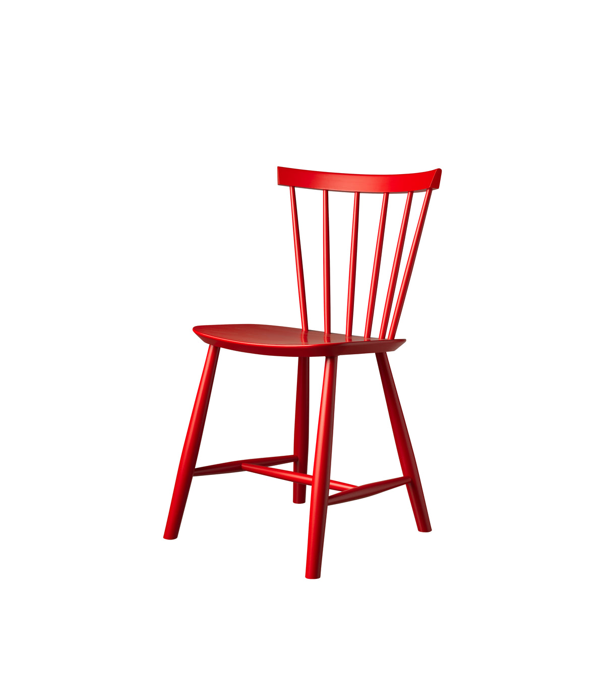 J46 - Stol - 2 stk - Bøg - Mailbox Red