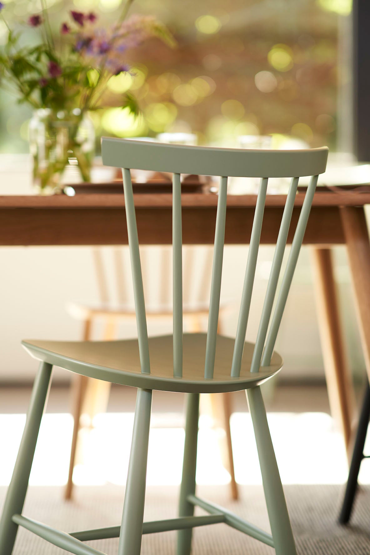 J46 - Stol - Bøg - Dusty Green - Lifestyle 2