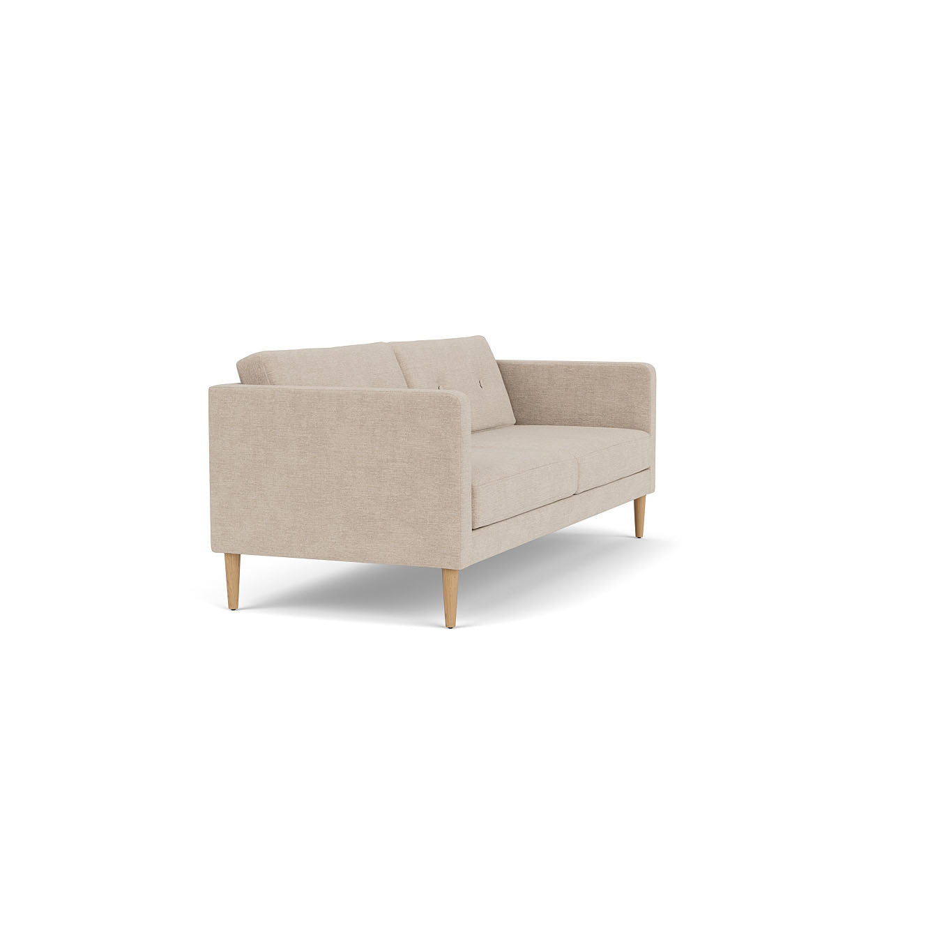 L42 Firhøj - 2,5 pers. sofa - Eg - Beige (213)