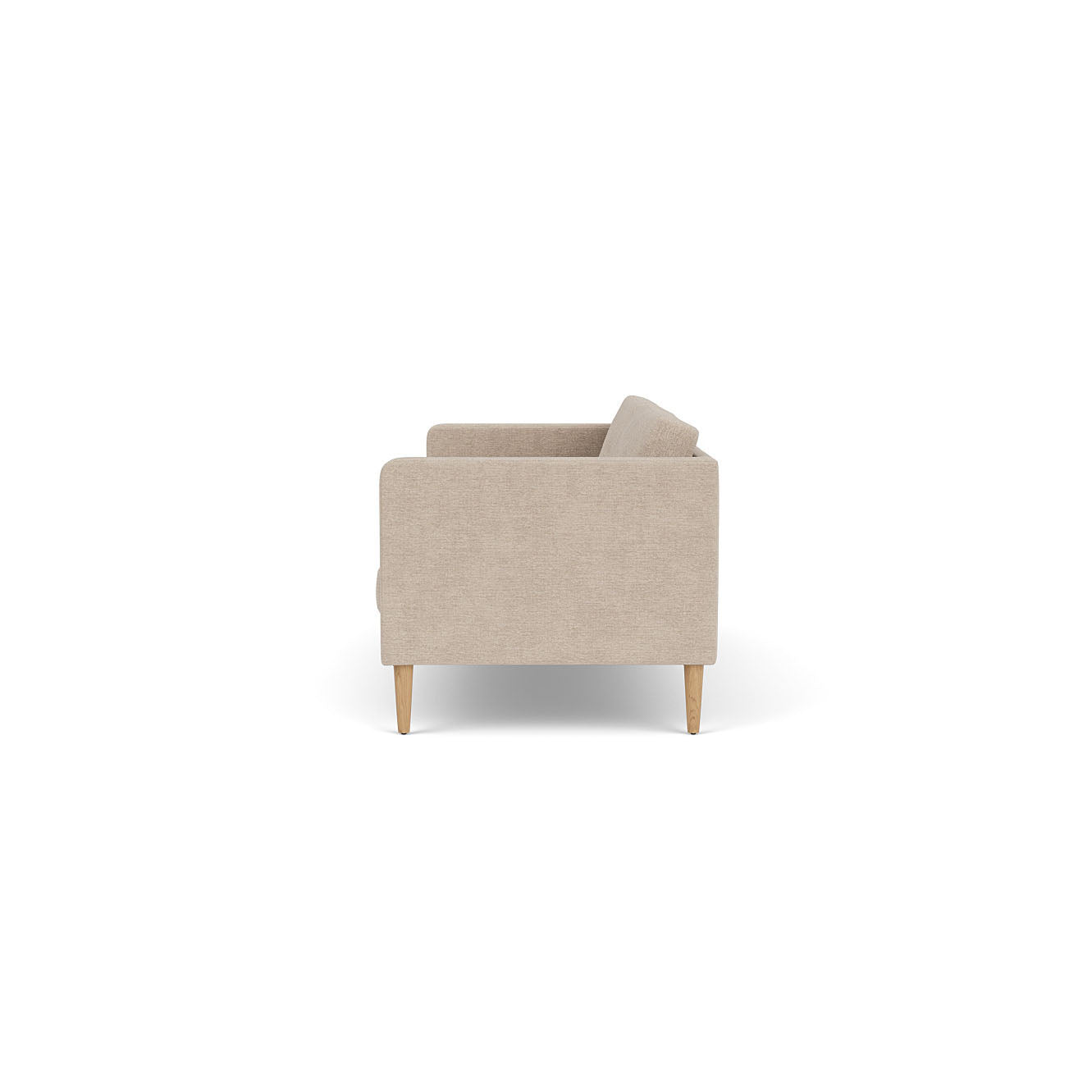 L42 Firhøj - 2,5 pers. sofa - Eg - Beige (213)