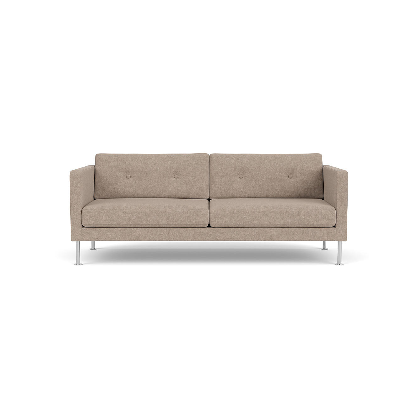 L42 Firhøj - 2,5 pers. sofa - Stål - Beige (61)