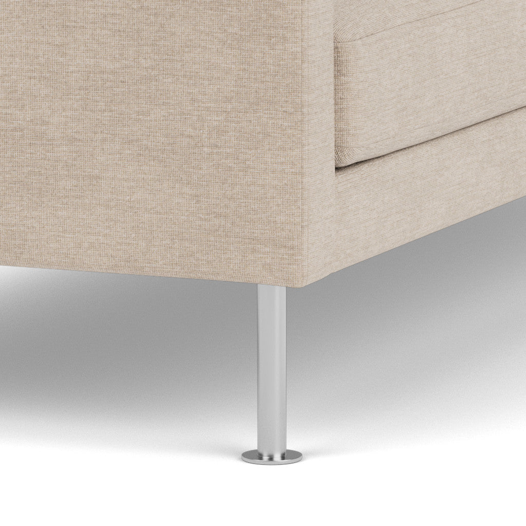 L42 Firhøj - 2,5 pers. sofa - Stål - Beige (213)