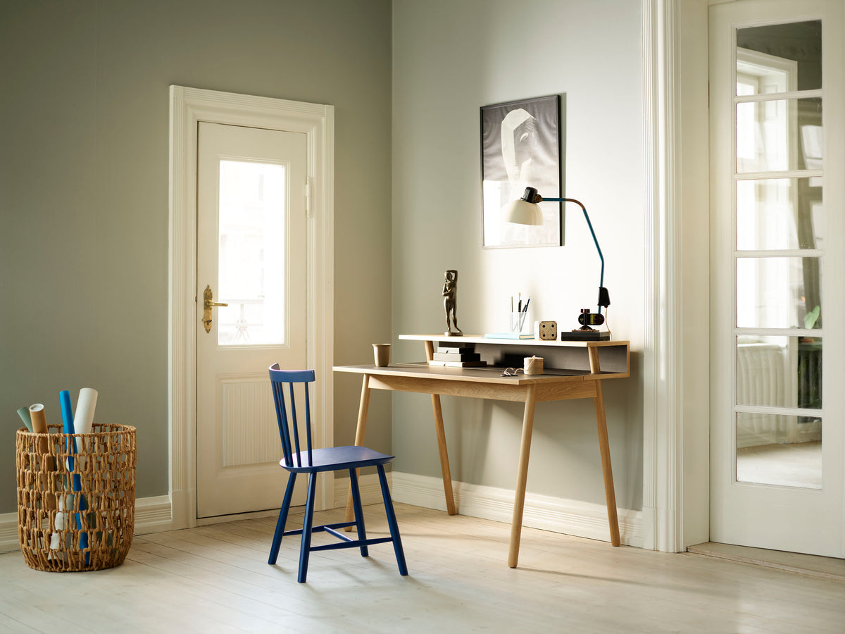 J46 - Stol - Bøg - Dark Blue - Lifestyle 1