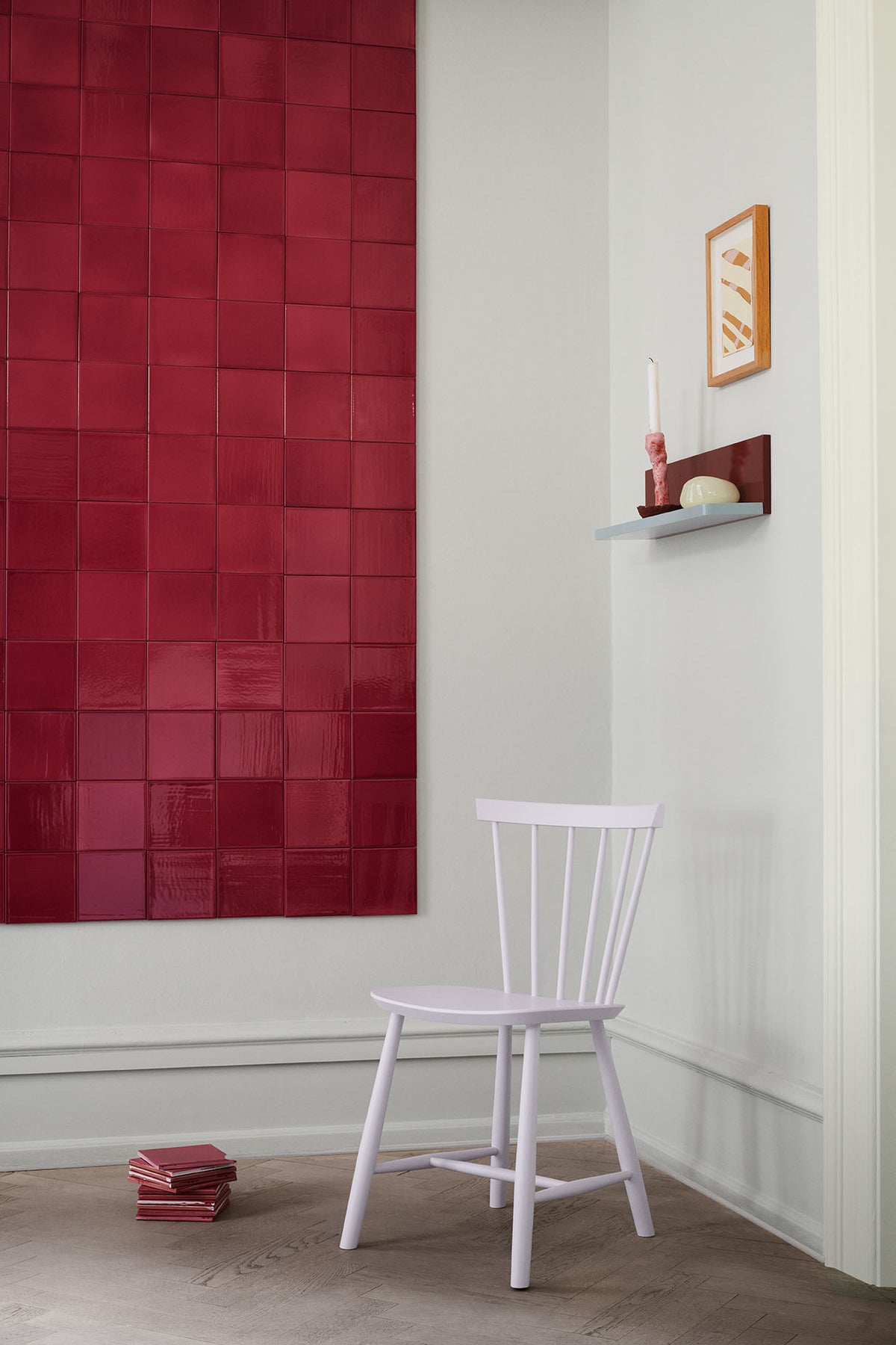 J46 - Stol - Bøg - Violet Hair - Lifestyle 2