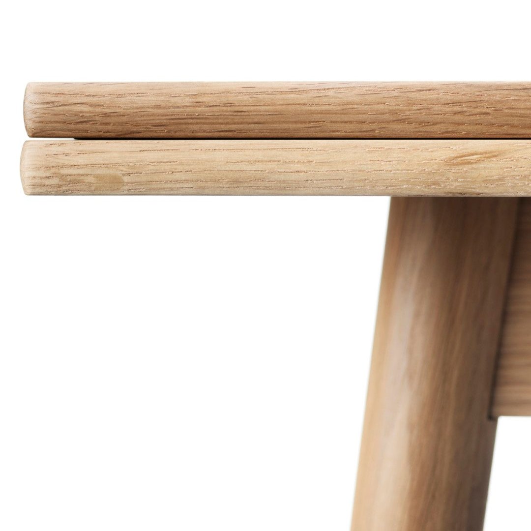 C35AH - Spisebord m/hollandsk udtræk - Eg