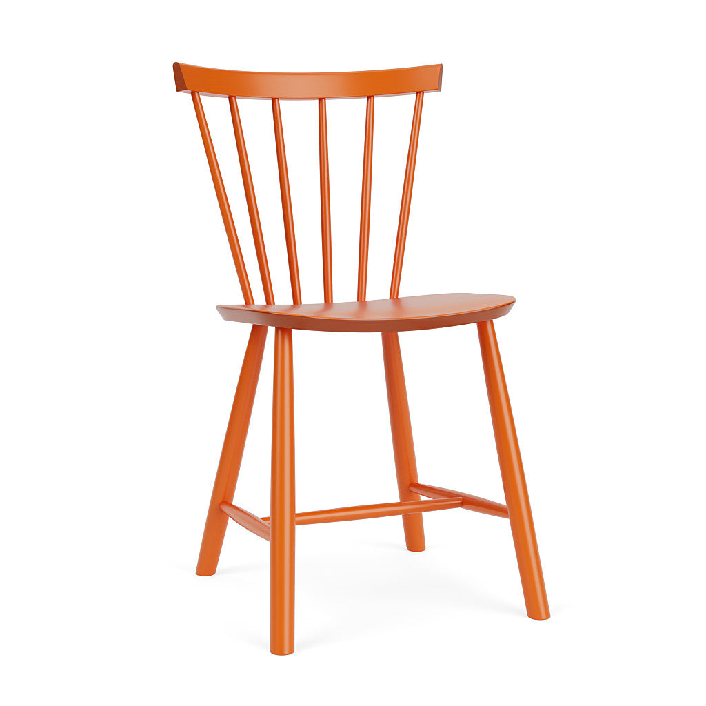 J46 - Stol - Bøg - Signal Orange