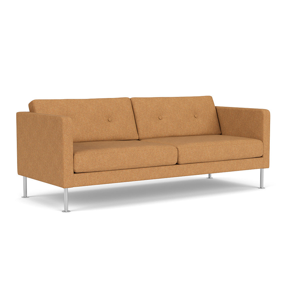 L42 Firhøj - 2,5 pers. sofa - Stål -Orange-Melange