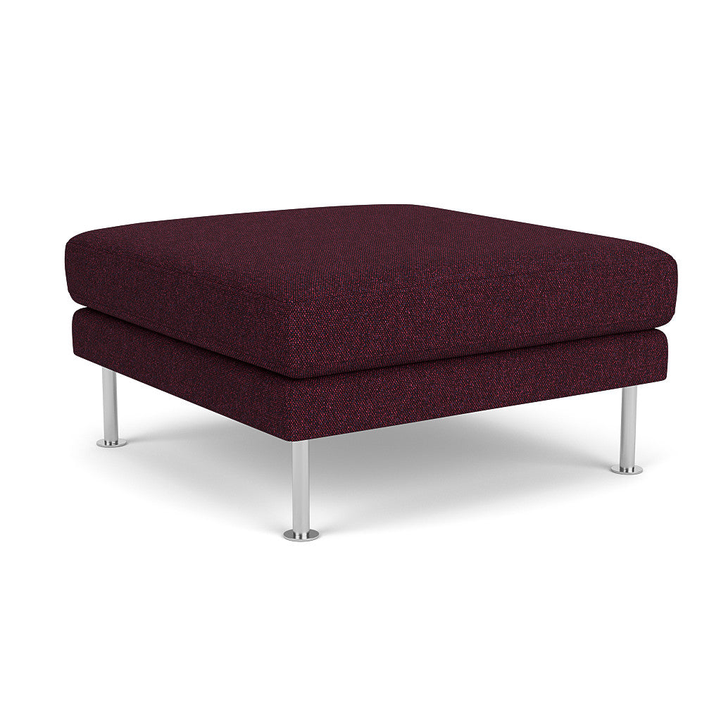 L42 Firhøj - Puf - Stål - Aubergine (40)