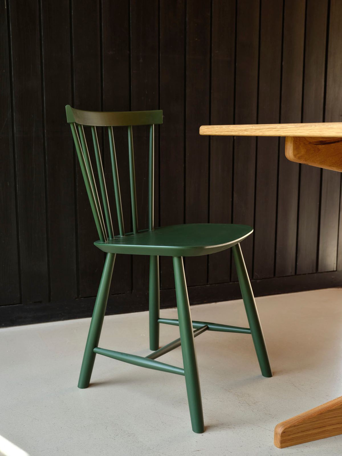 J46 - Stol - Bøg - Bottle Green - Lifestyle 2