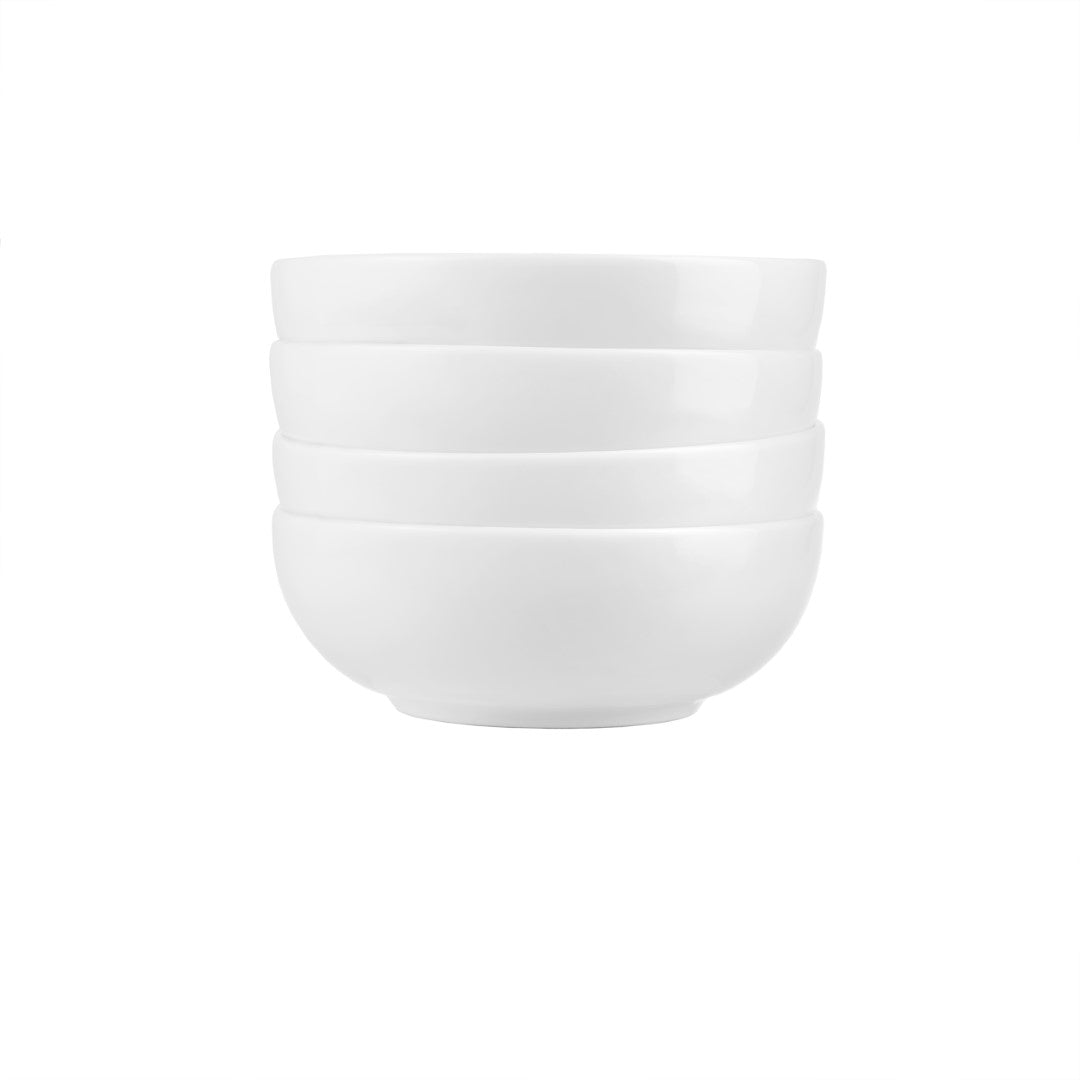 V46 Hvidpot Skål i hvidt porcelæn Ø14 cm – 4 stk. af FDB Møbler