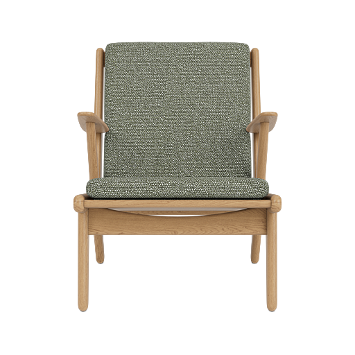 J53 - Lænestol - Eg - Green-Melange (56)