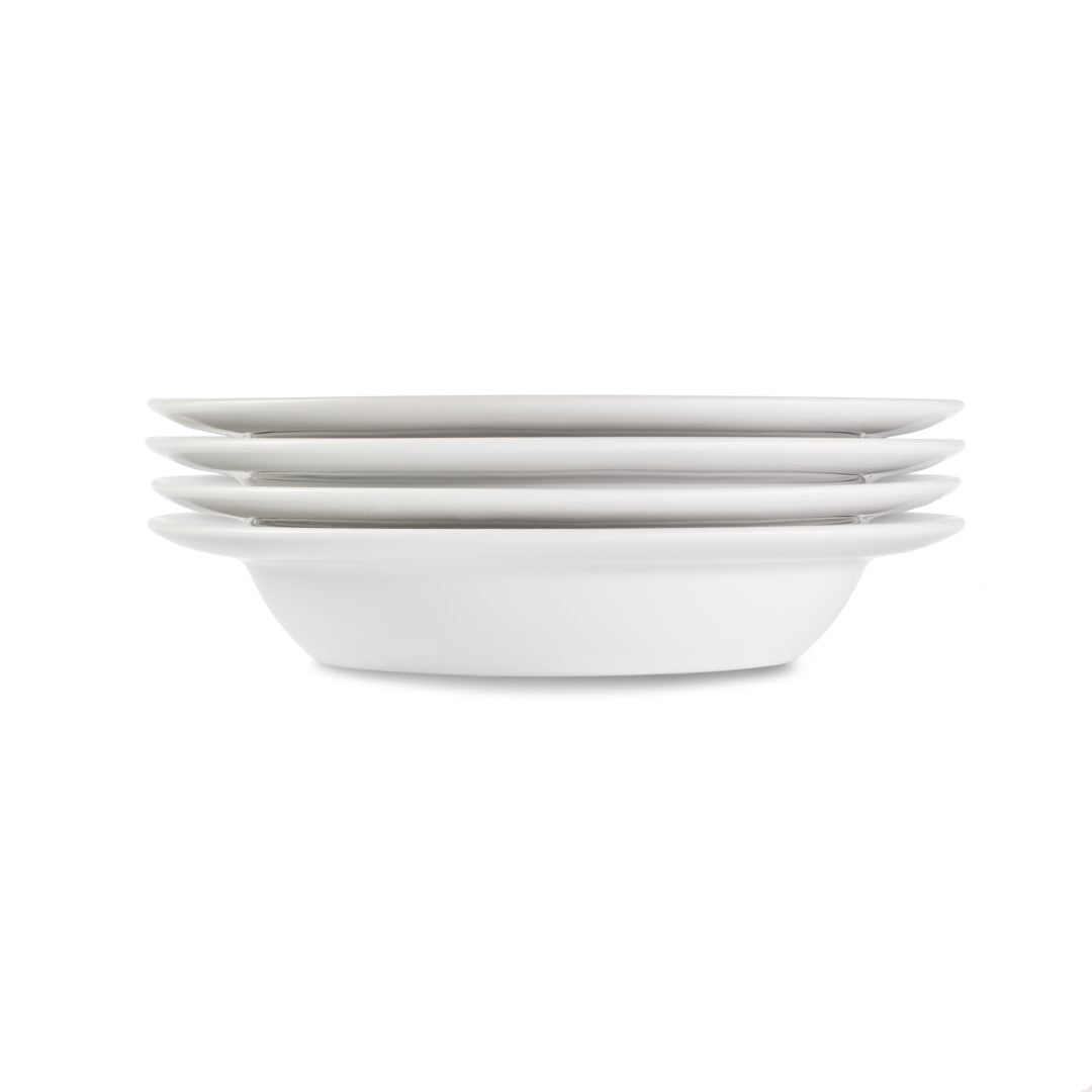 V45 Hvidpot Dyb tallerken i hvidt porcelæn Ø23 cm – 4 stk. af FDB Møbler